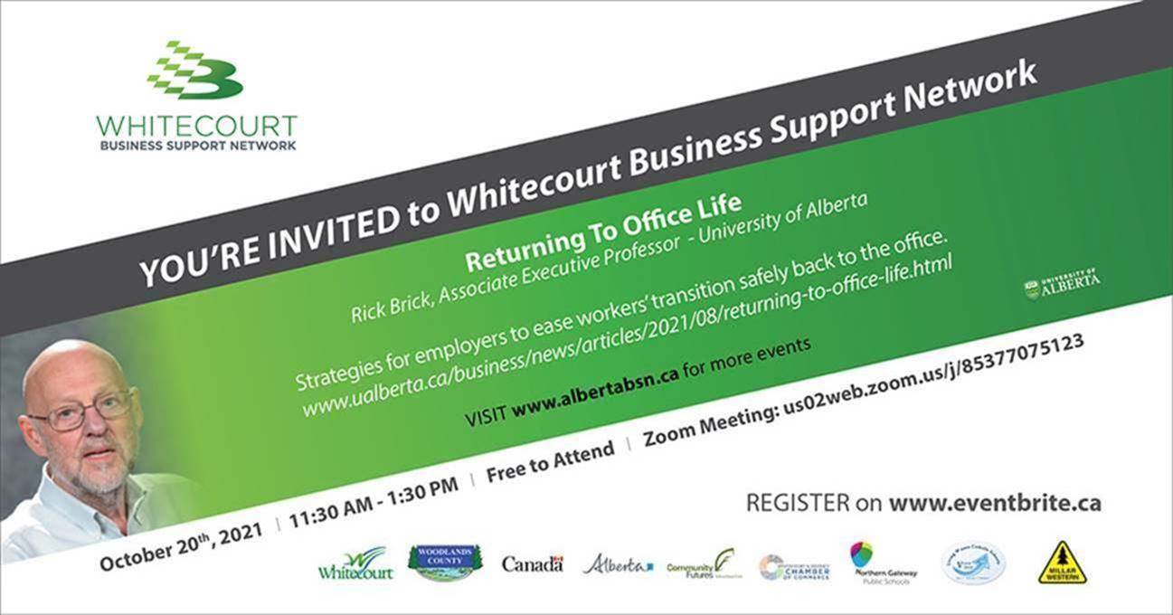 Whitecourt Business Support Network Returning to Office Life